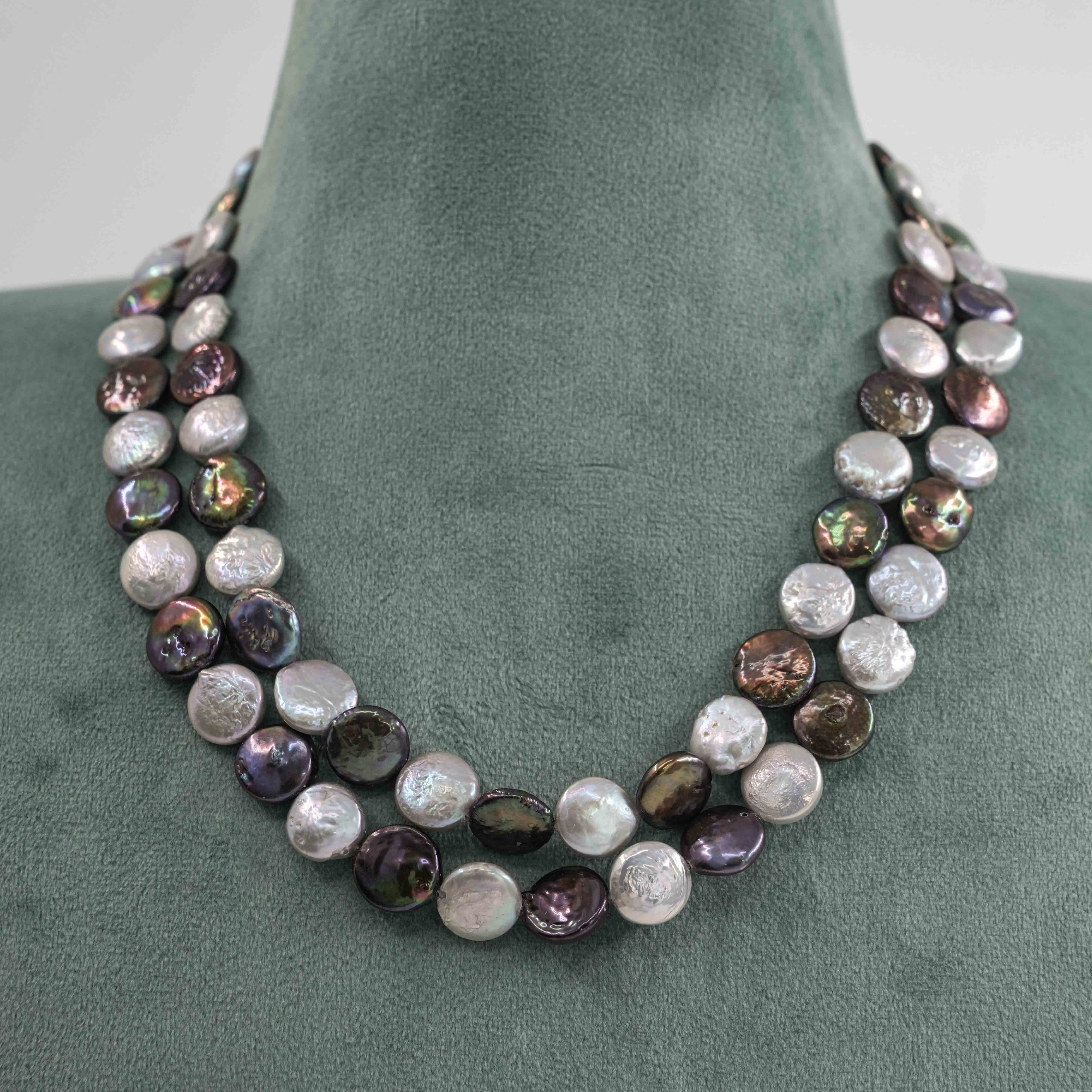 The Pearl Atelier by Kabra Pearls - Baroque Flat Pearl Necklace